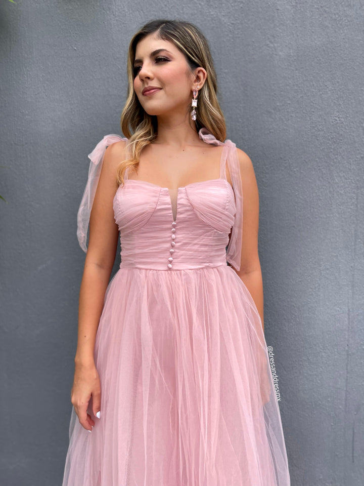 Vestido rosita tul
