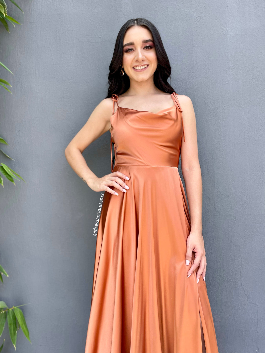 Vestido terracota