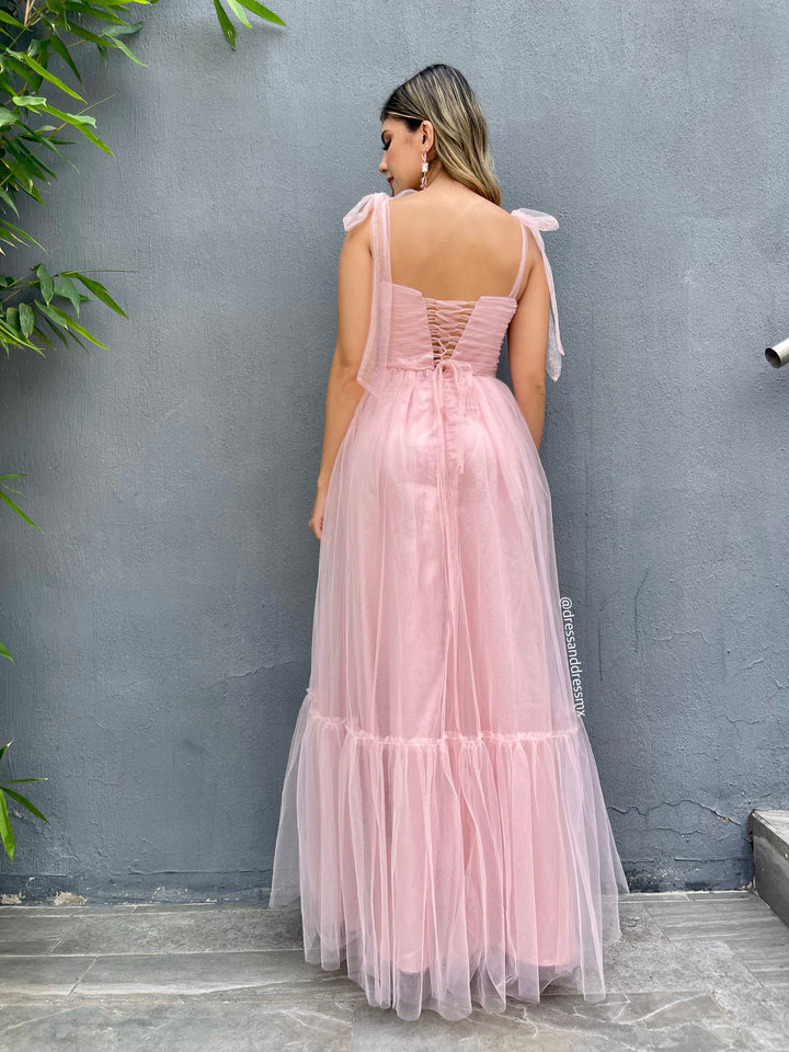 Vestido rosita tul