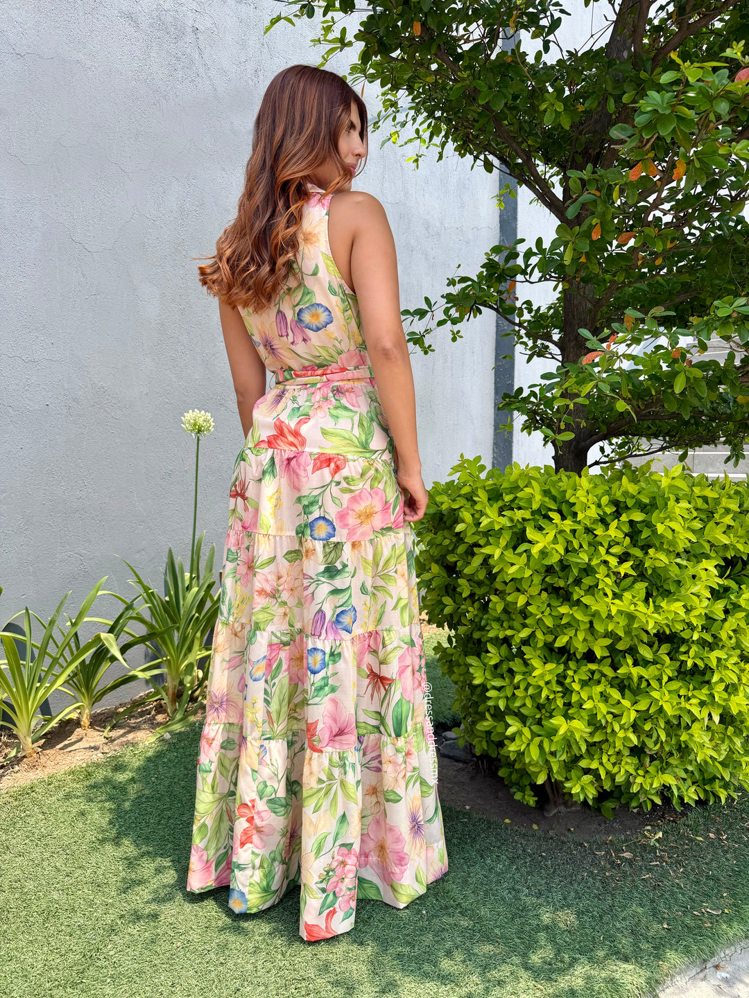 Vestido camisero estampado