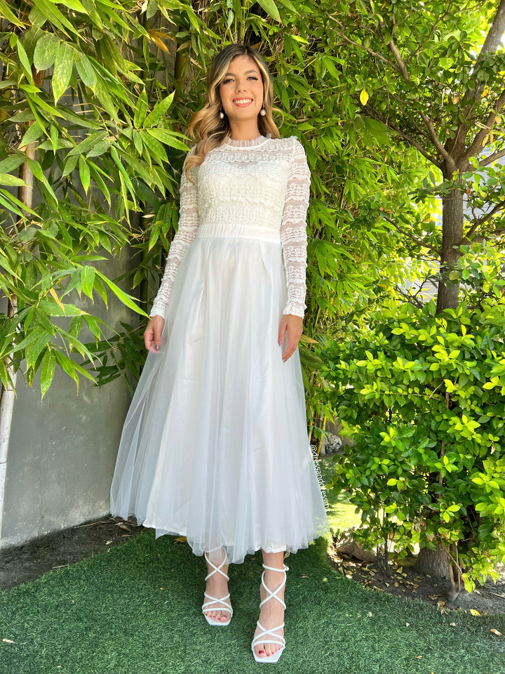 Vestido blanco Tul