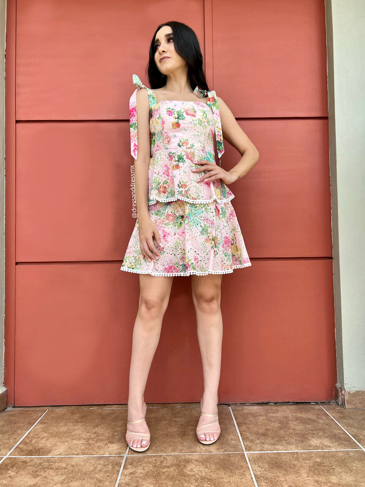 Vestido rosita flores