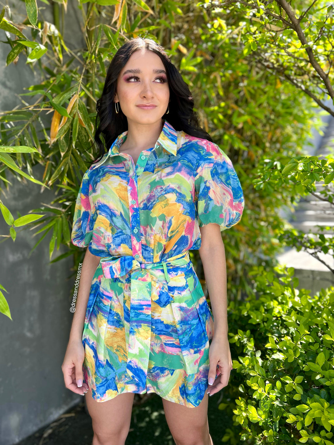 Set short y camisa colores