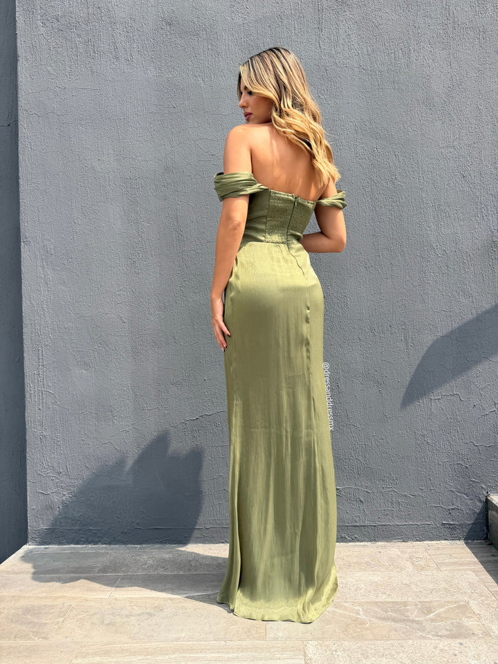 Vestido Capri Olive
