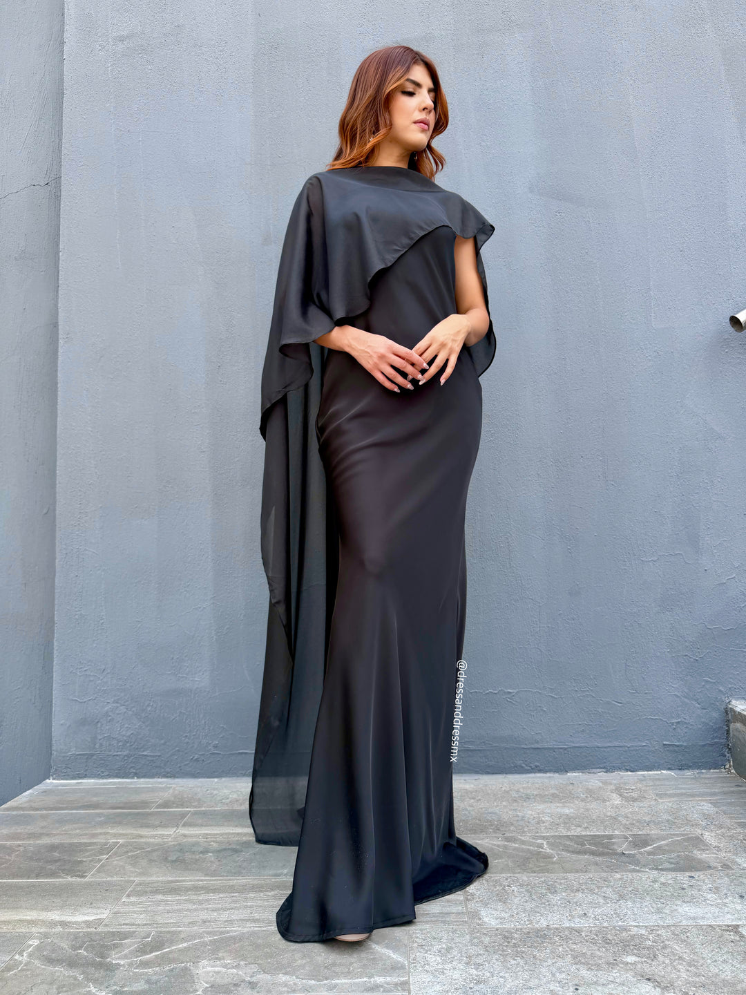 Vestido ensamble negro