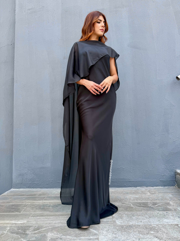 Vestido ensamble negro