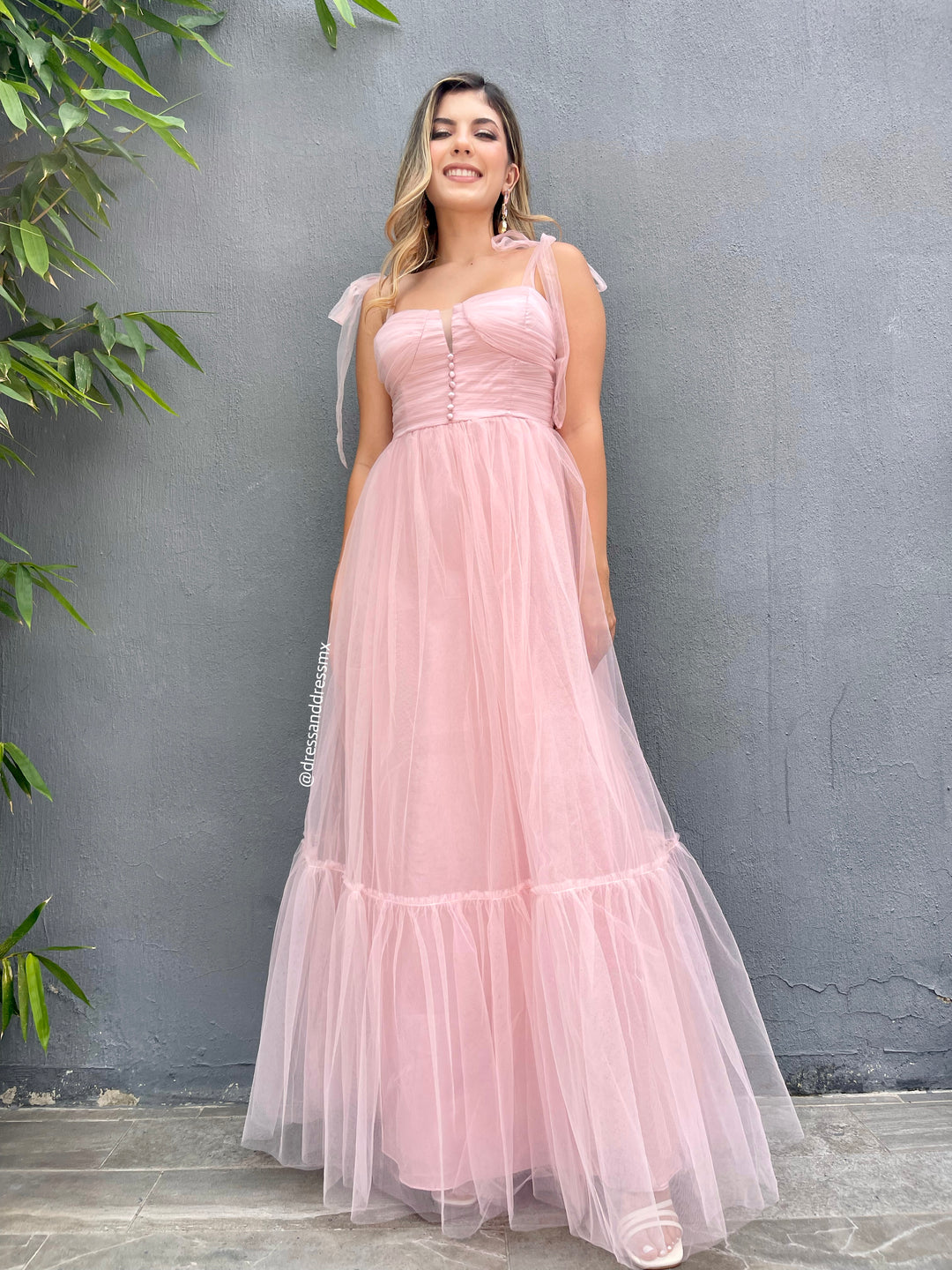 Vestido rosita tul