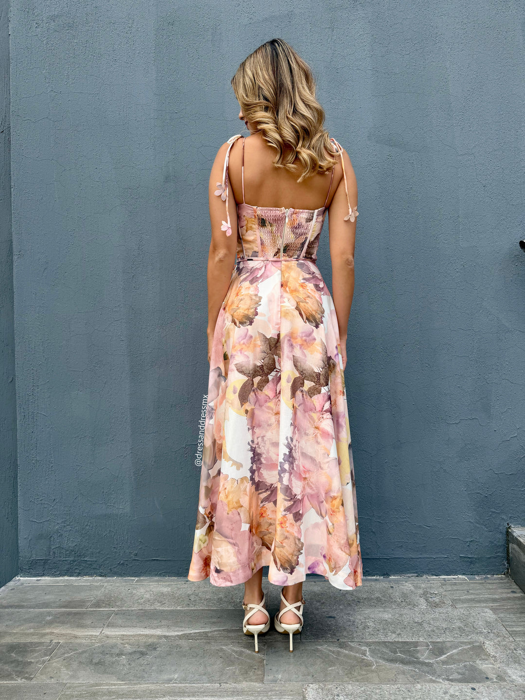 Vestido print otoñal