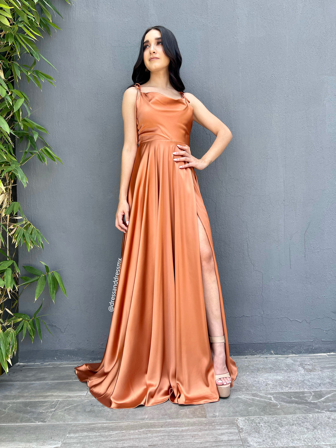 Vestido terracota