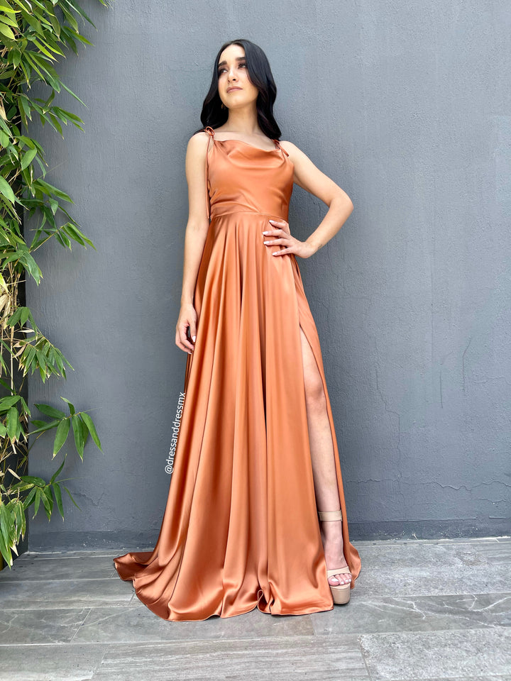 Vestido terracota