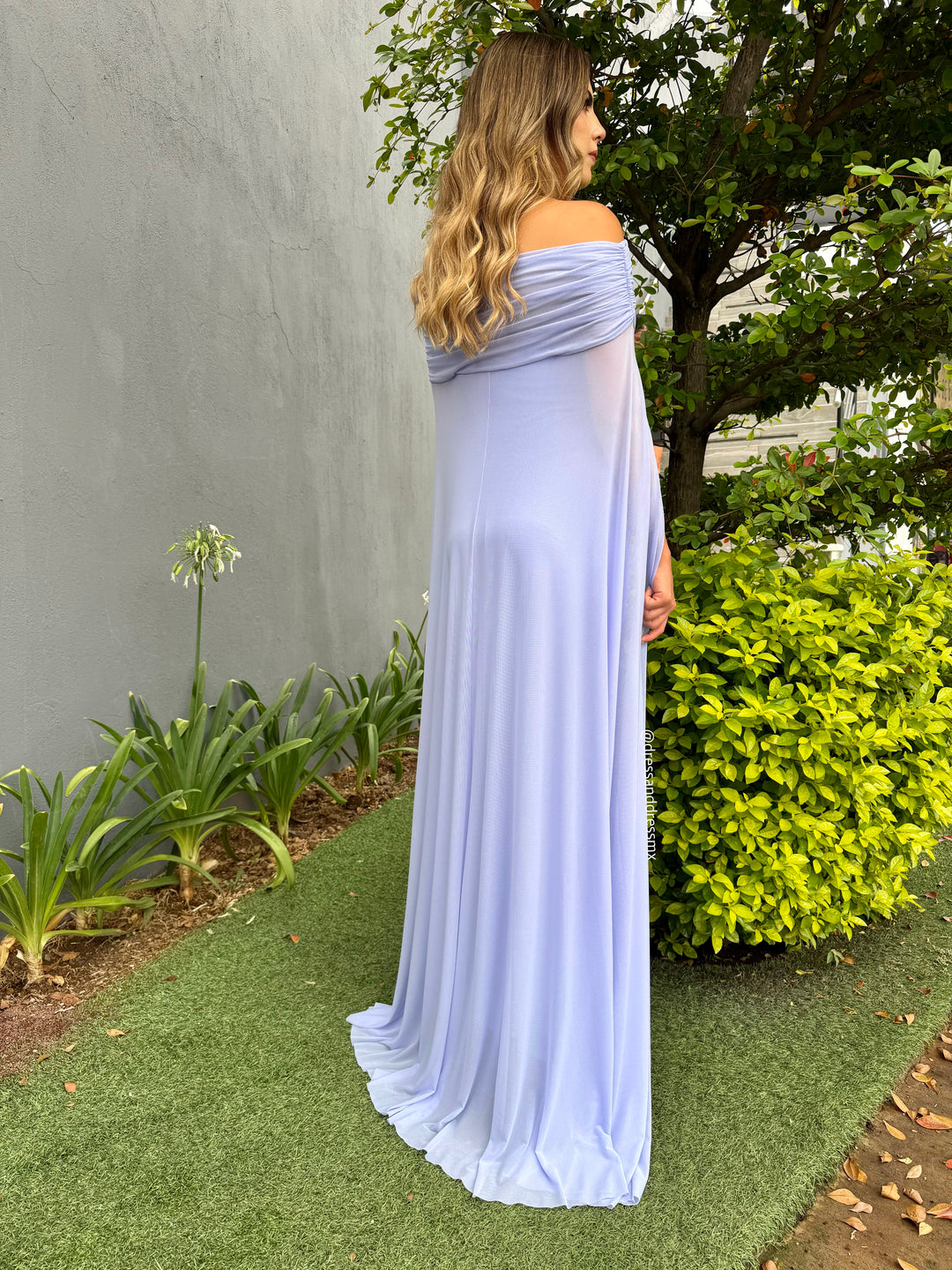 Vestido azulito capa