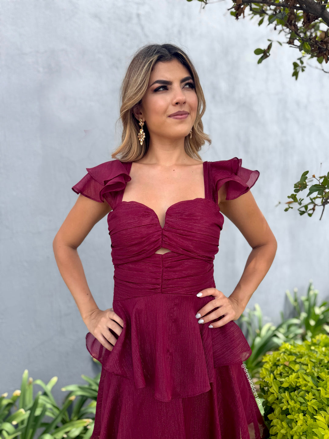 Vestido Merlot