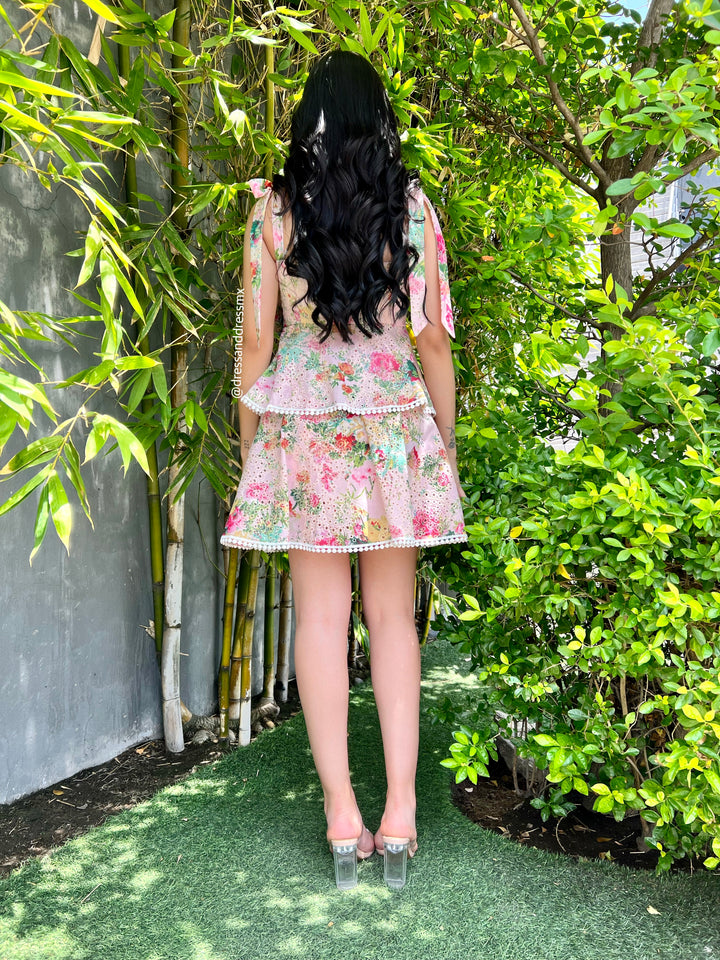 Vestido rosita flores