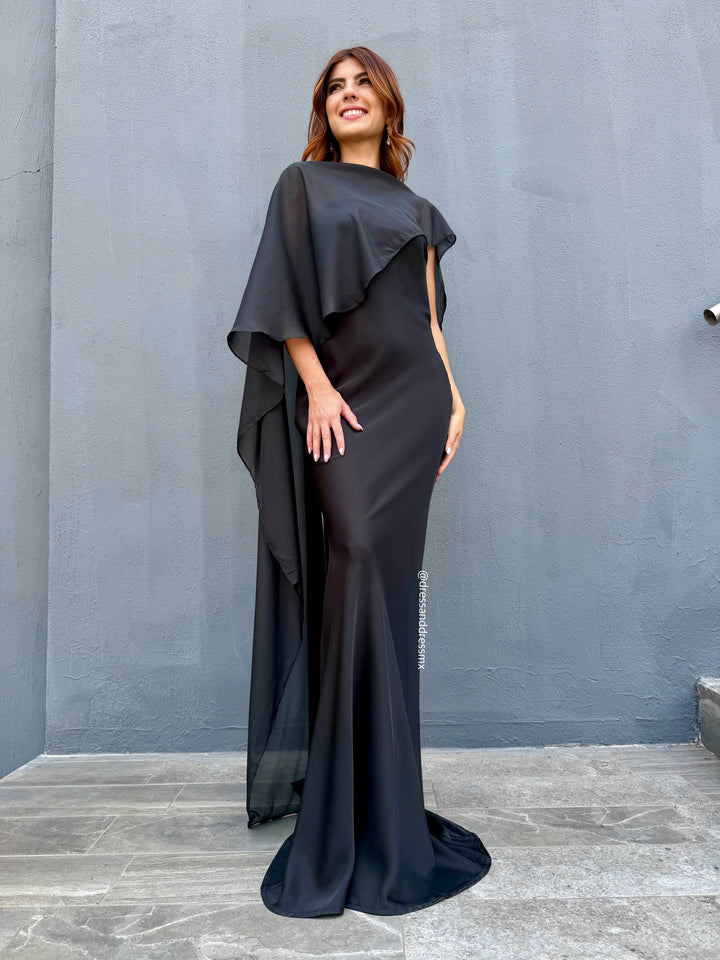 Vestido ensamble negro