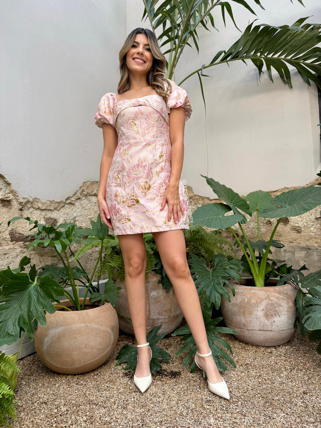 Vestido rosita estampado