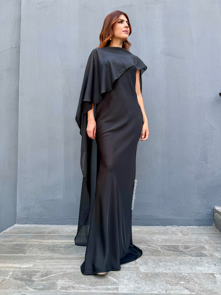 Vestido ensamble negro