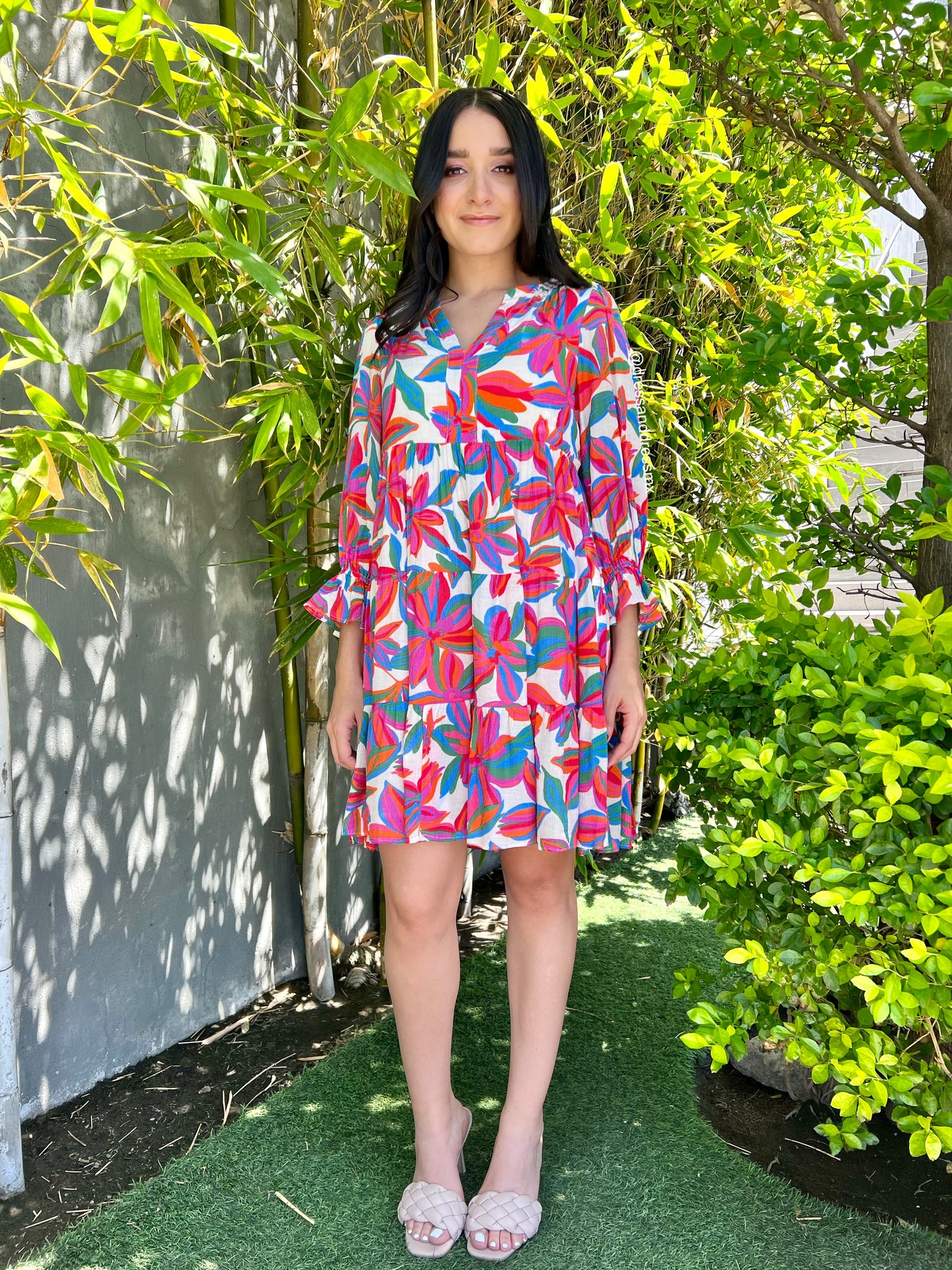 Vestidos Floreados Vestido Casual Corte Princesa Vestido Floral