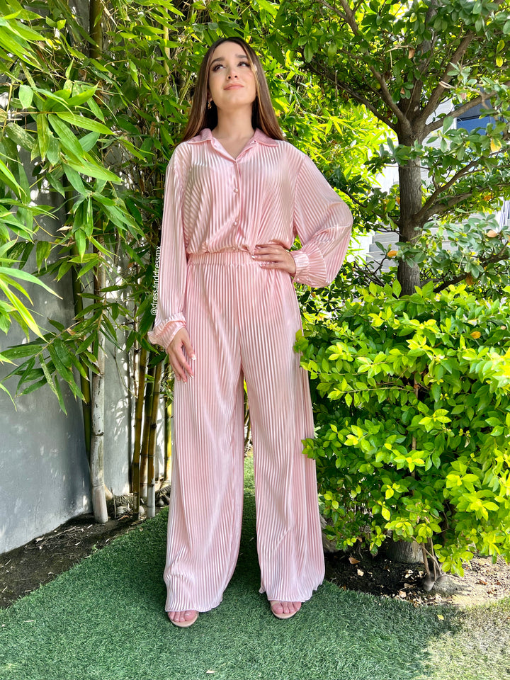 Set rosa palo tableado