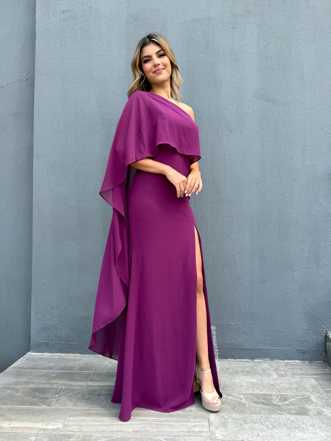 Vestido plum