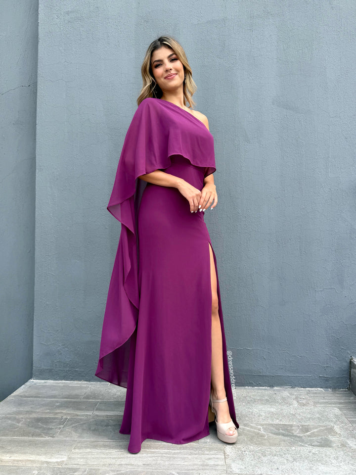 Vestido plum