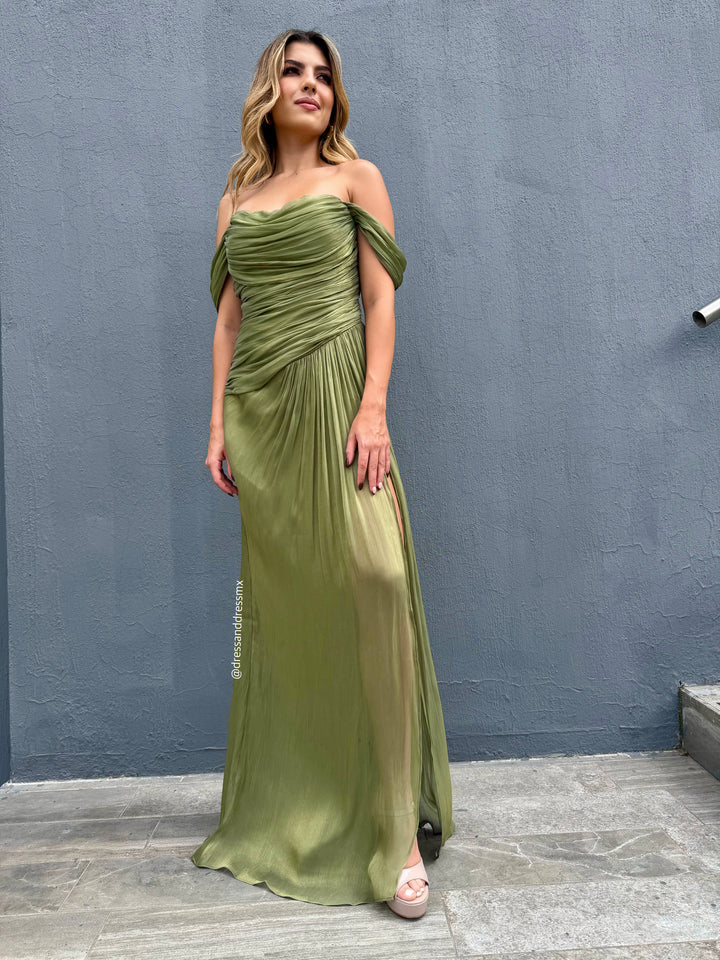 Vestido Capri Olive