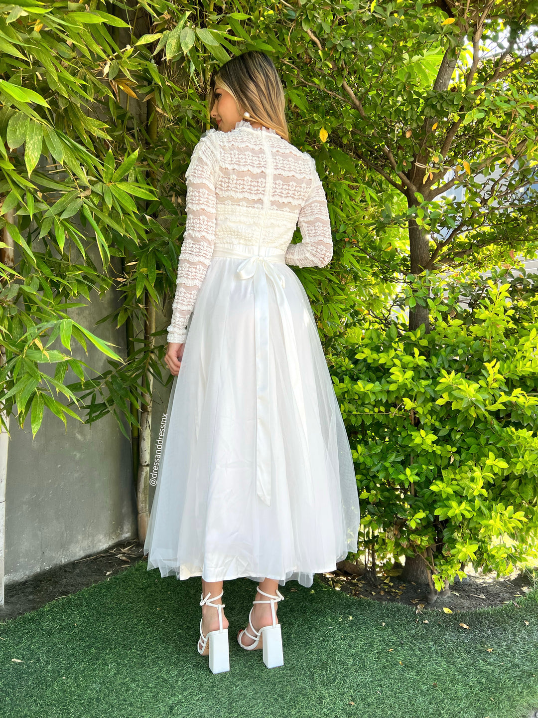 Vestido blanco Tul
