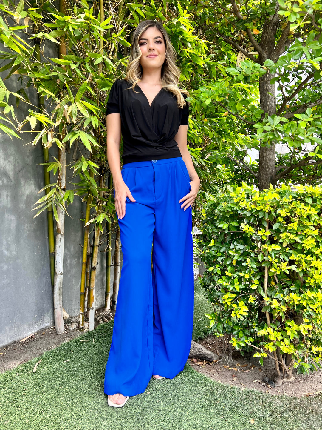 Ropa Combinacion De Pantalon Azul Rey Mujer Azul Rey Que Color De