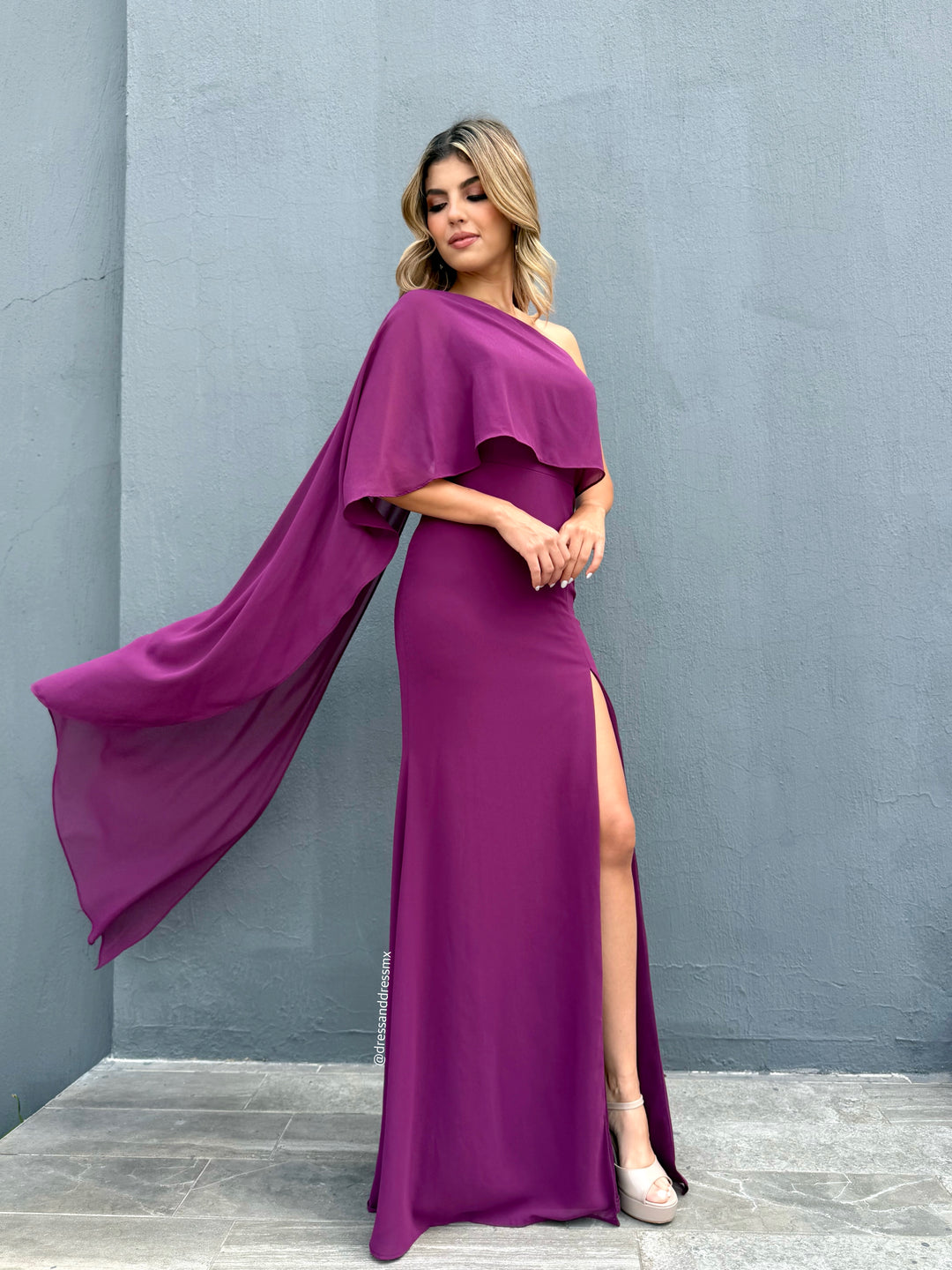Vestido plum