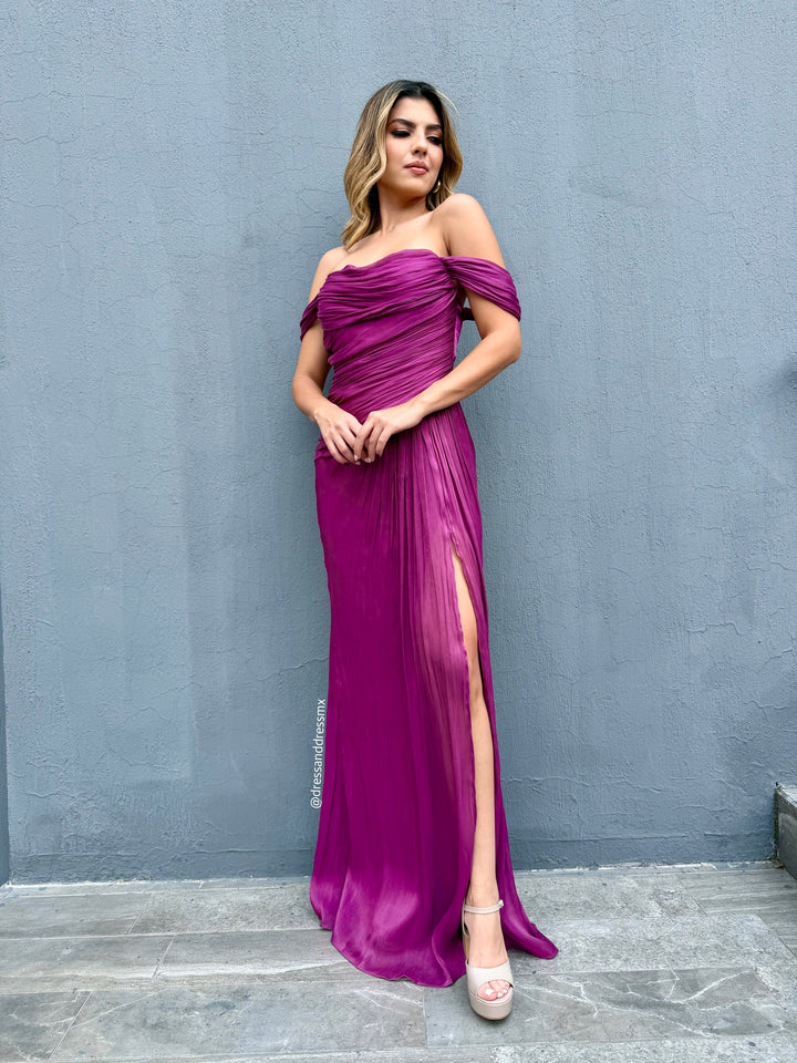 Vestido Capri Plum
