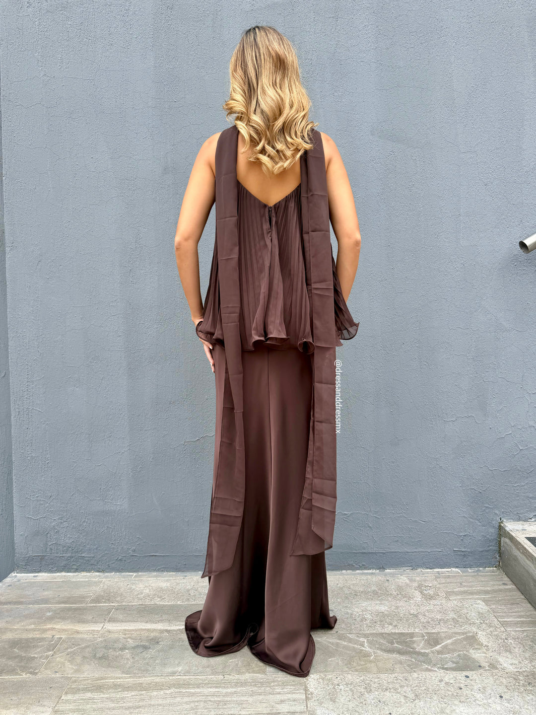 Vestido coffee