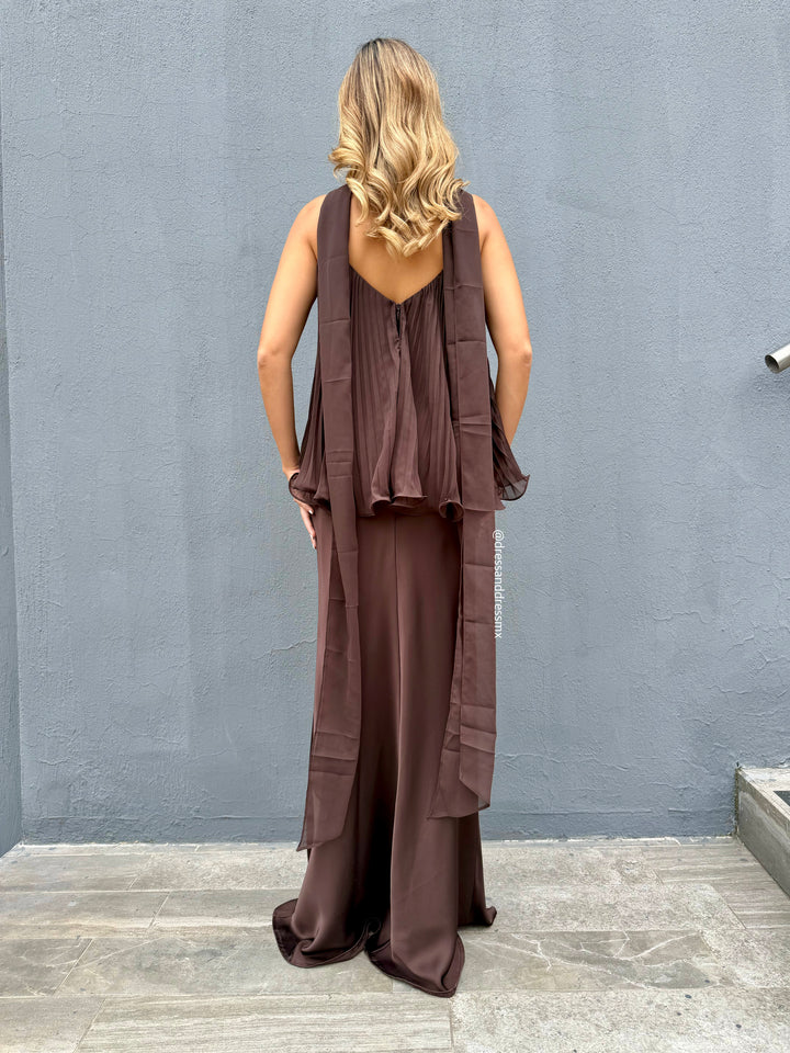 Vestido coffee