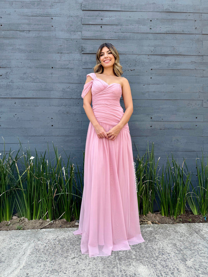 Vestido rosita un tirante