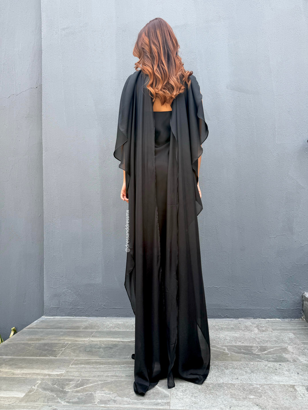 Vestido ensamble negro