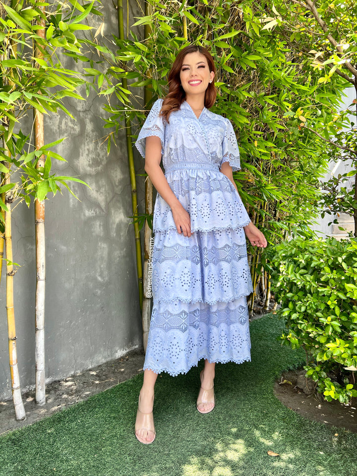 Vestido babyblue Olanes