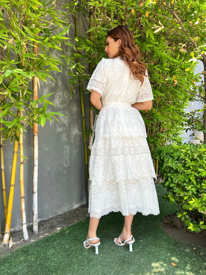 Vestido blanco Olanes