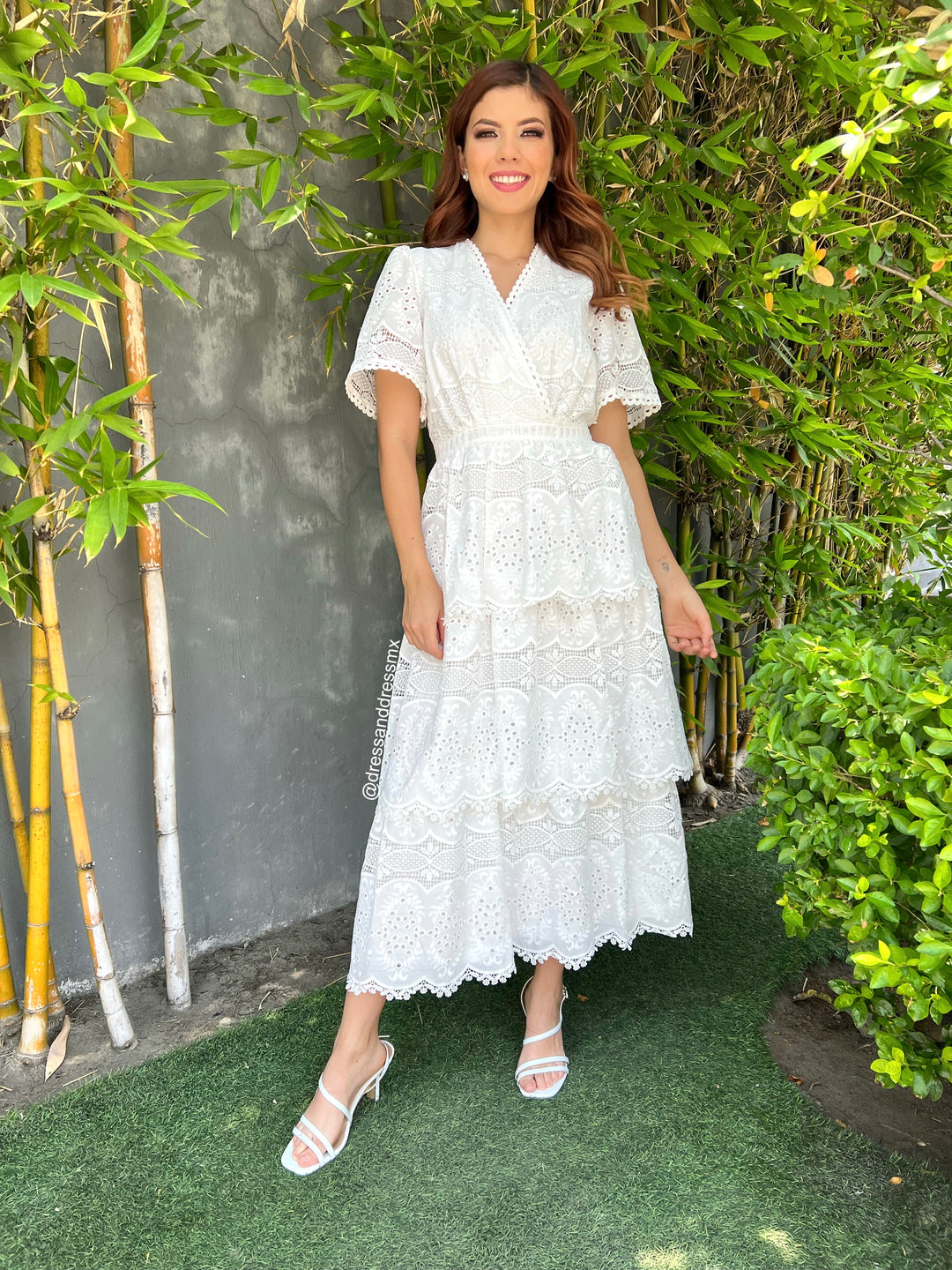 Vestido blanco Olanes