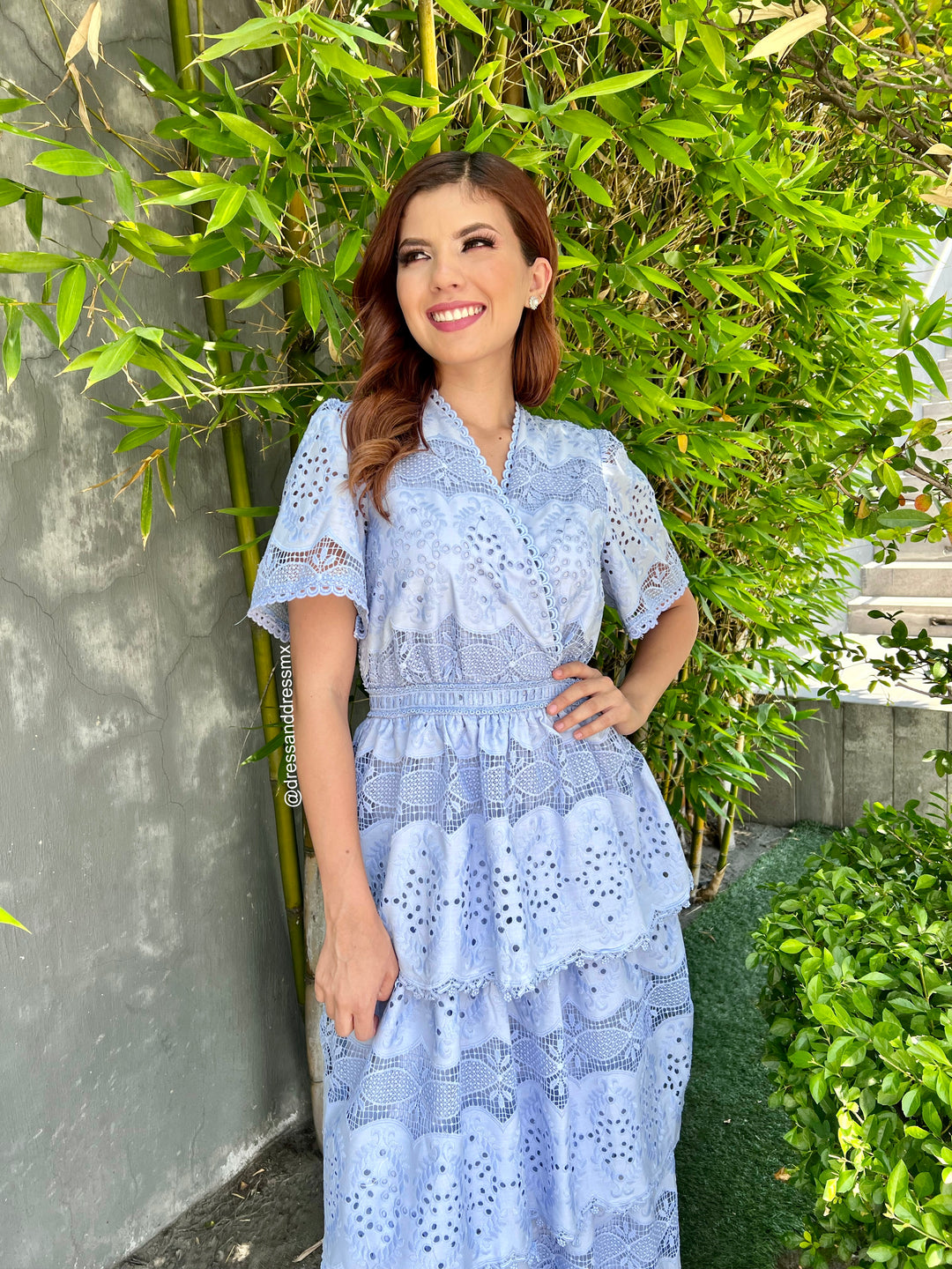 Vestido babyblue Olanes