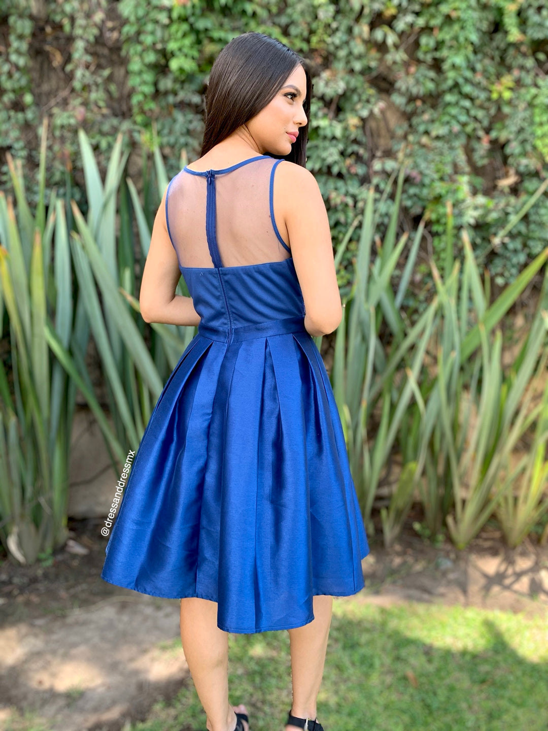 VESTIDO NAVY LINEA A