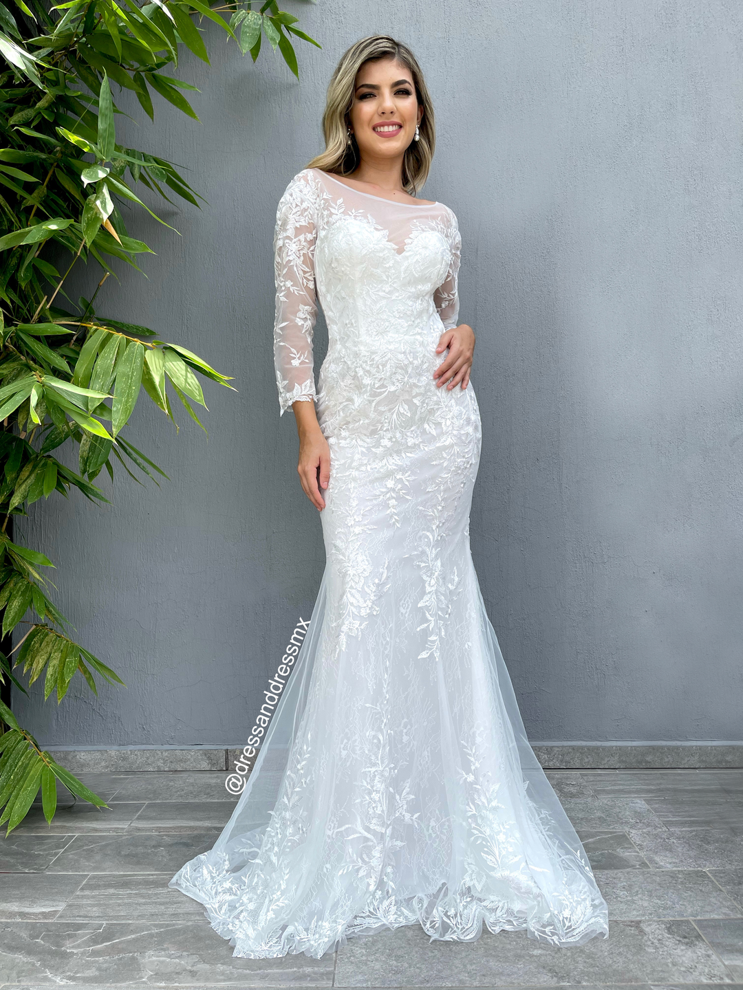 VESTIDO BLANCO SIRENA